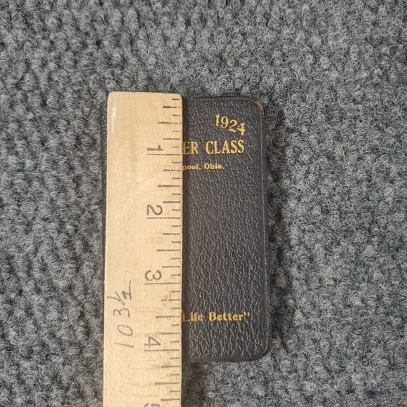 Vtg 1920s 1924 Pocket Calendar Some Writing Inside Black Power Class E Liverpool - Picture 2 of 6
